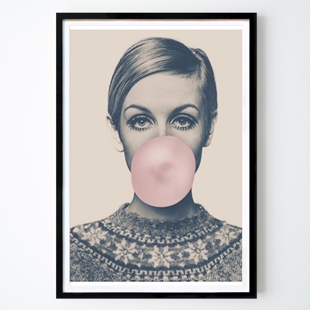 Retro & Vintage Poster: Bubblegum Vibes von Baard Martinussen
