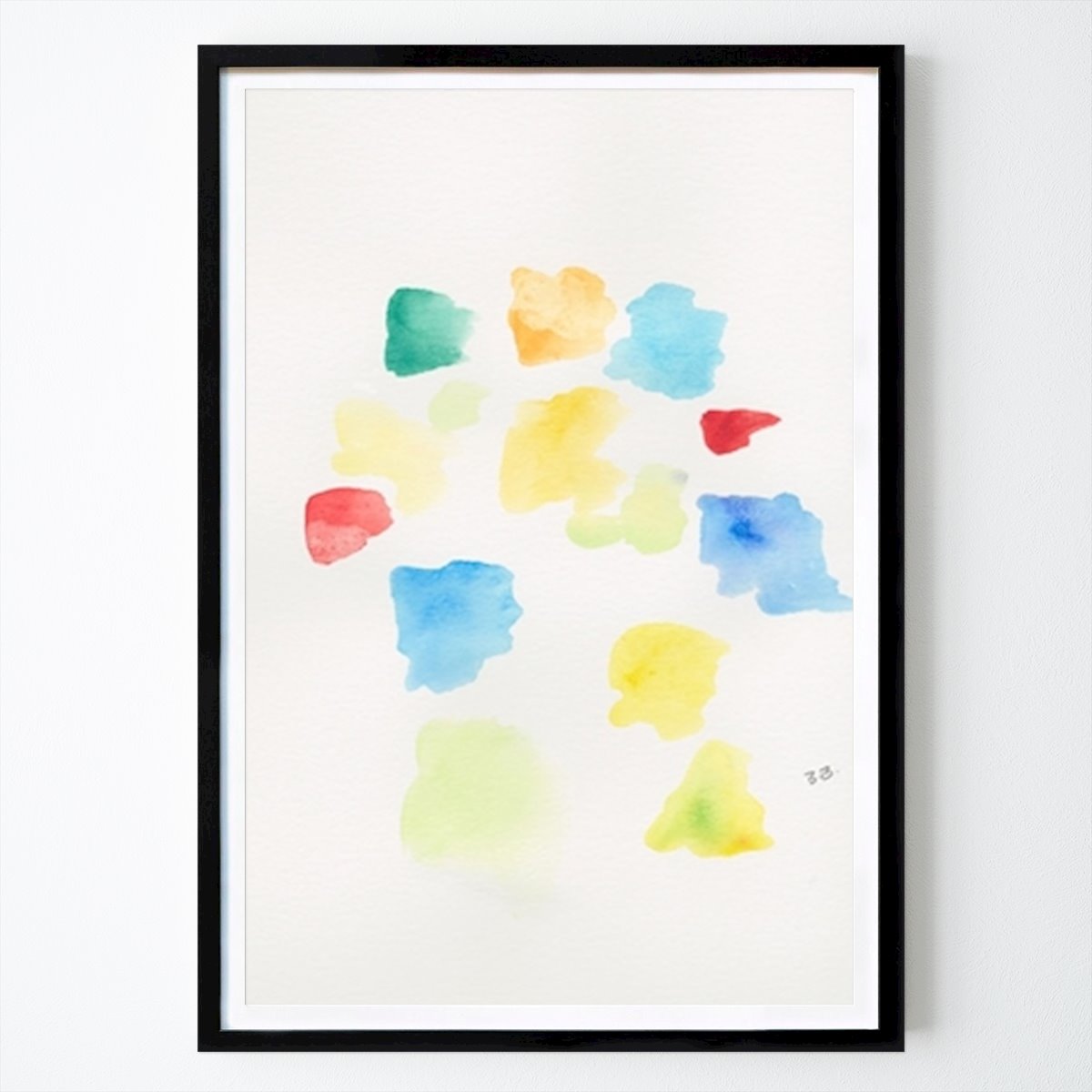 Abstrait Affiche: Murmures colorés par Bronwyn Baker