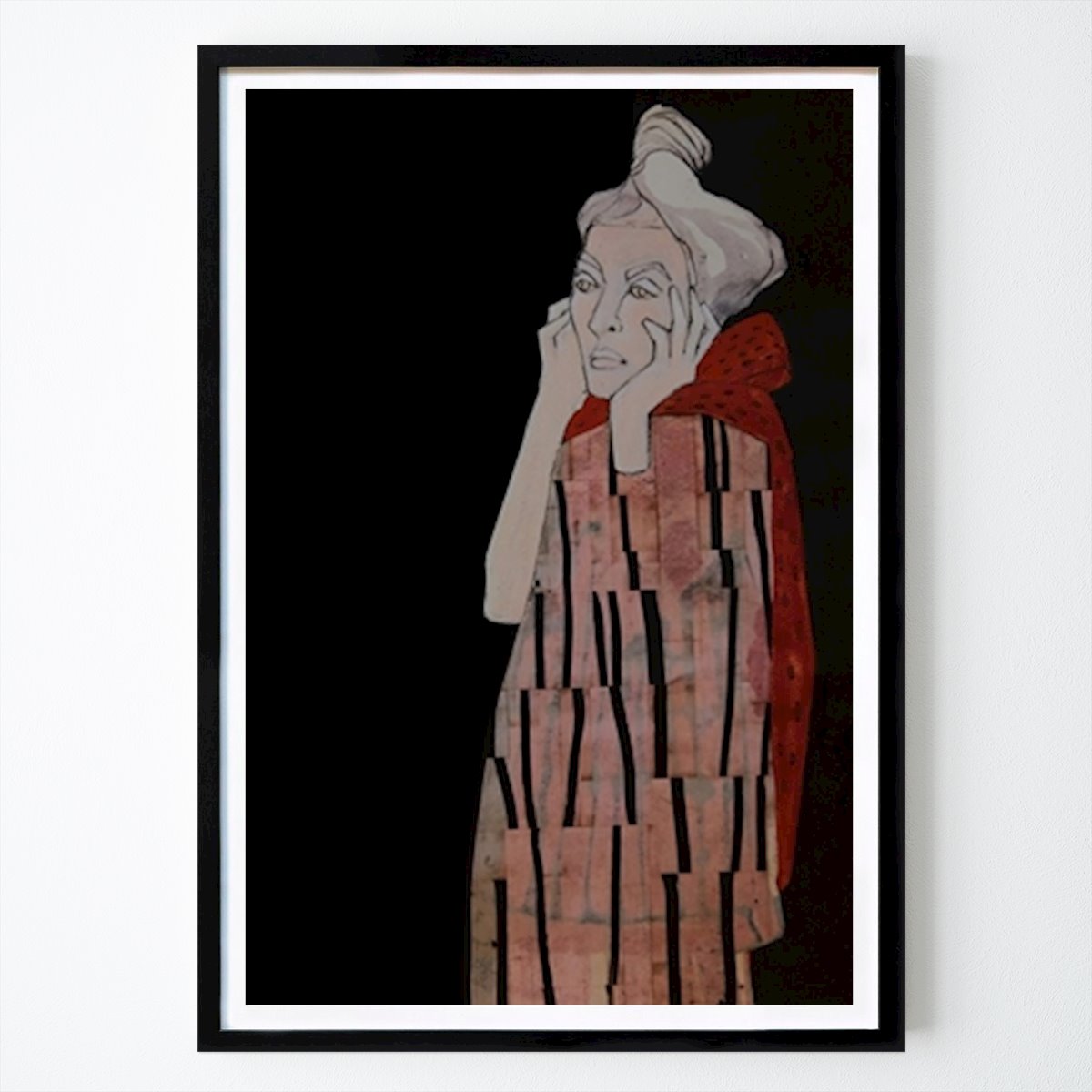 Abstract Poster: Thoughtful Silence by Doris Schmitz