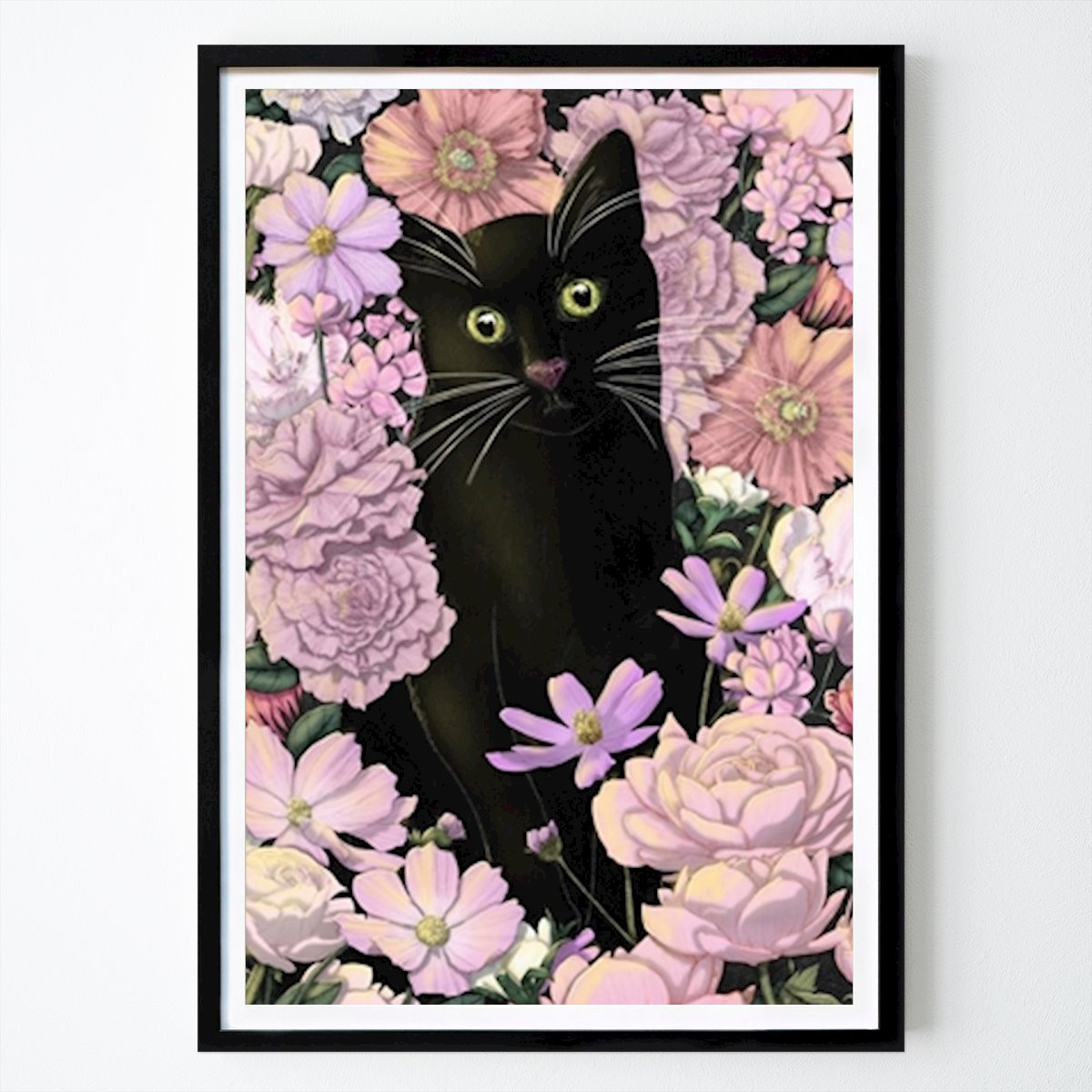 Retro & Vintage Poster: Blossom Enigma by EC Mazur