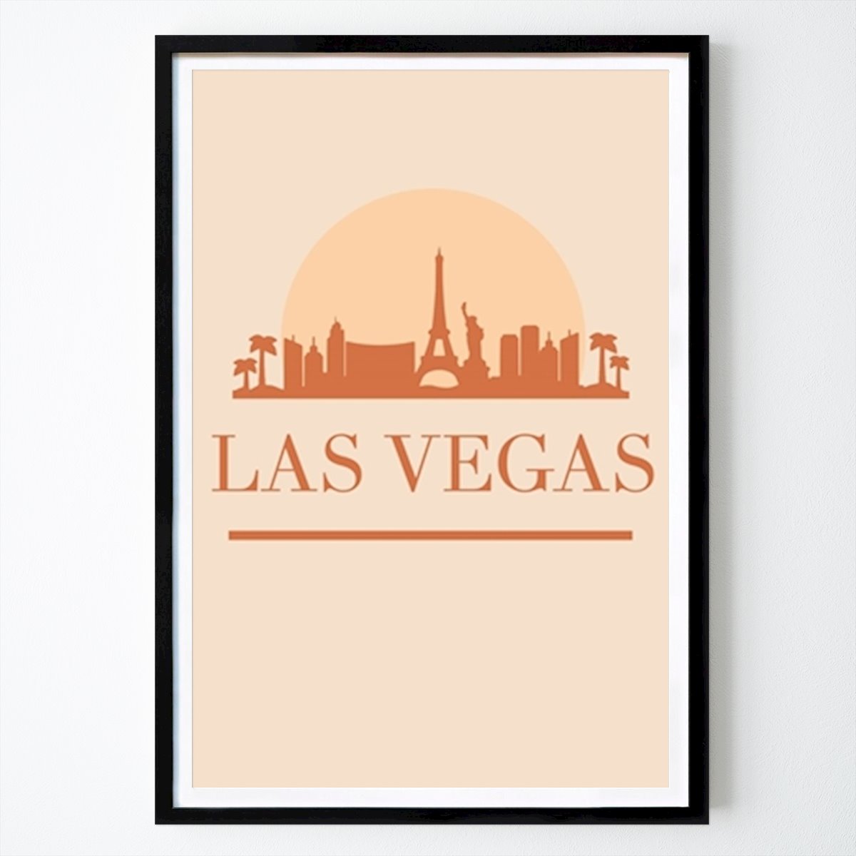 New York Affiche: Paysage ensoleillé de Vegas par Emiliano Deificus