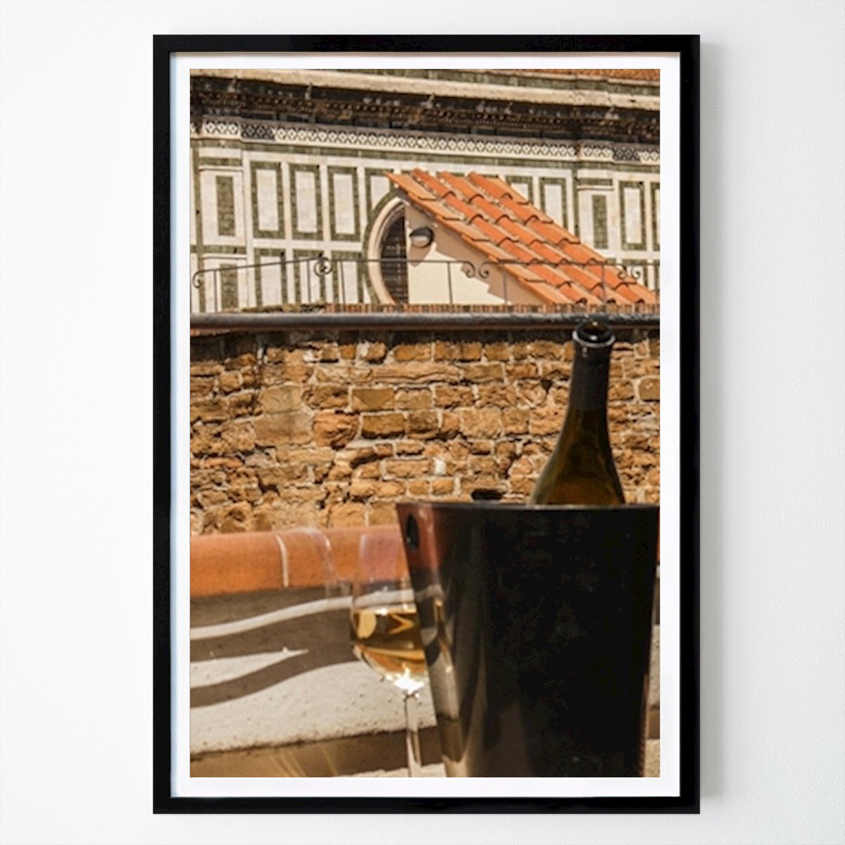 Places & Cities Poster: White wine, please! by Jessica Gustafsson