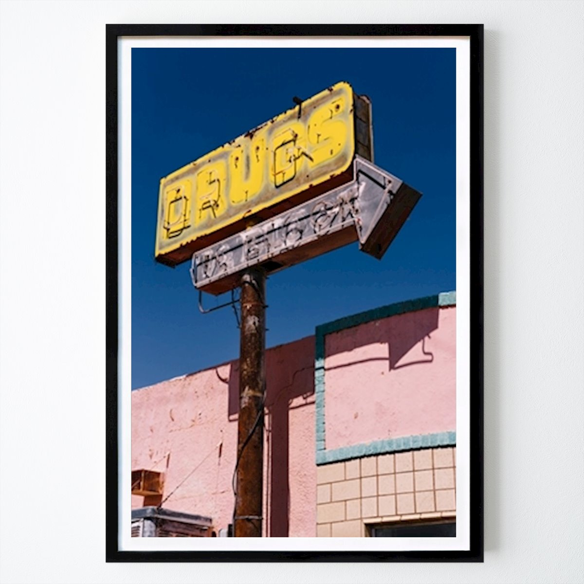 USA Poster: Retro neonskyltar av Bethany Young