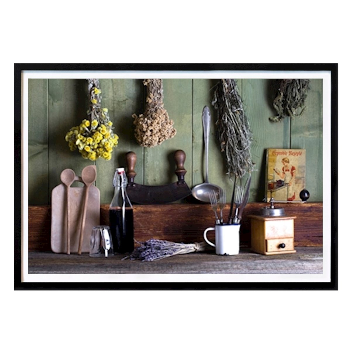 Kitchen Poster: Rustic kitchen scene by Jürgen Wiesler