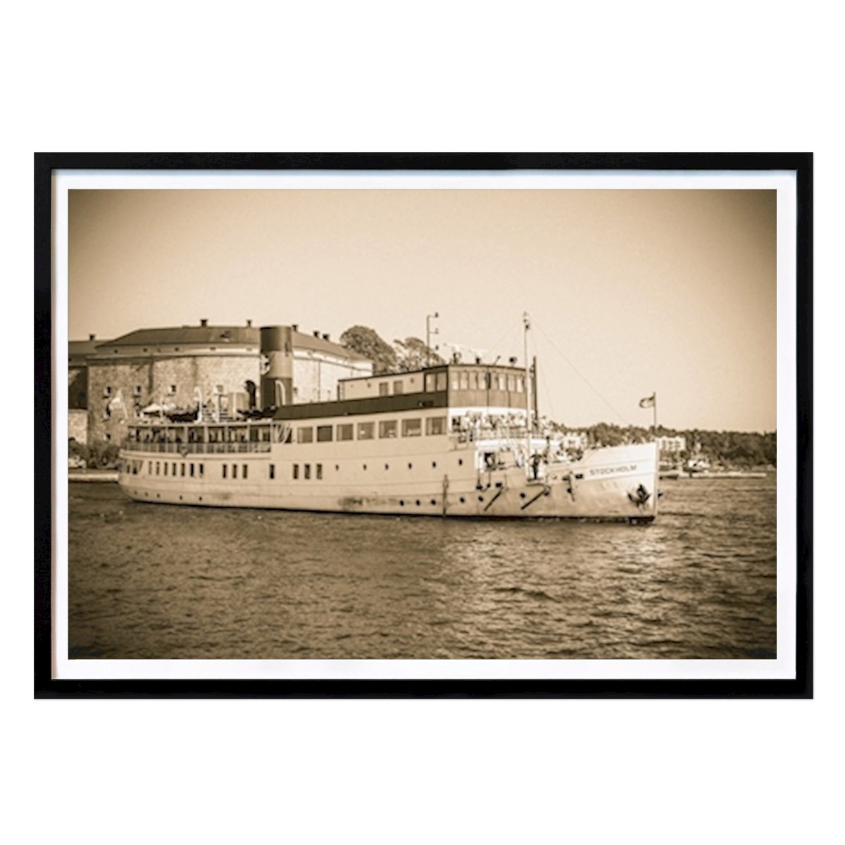 Stockholm Affiche: Steamer par Fredrik Cruse