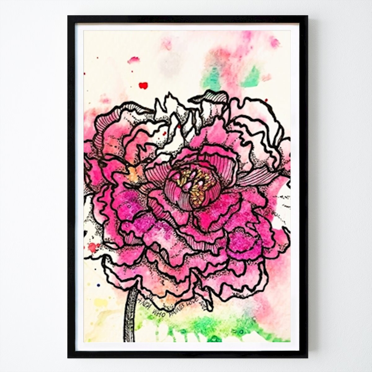 Fleurs & Plantes Affiche: Éclat fleurissant par Anda Bieza