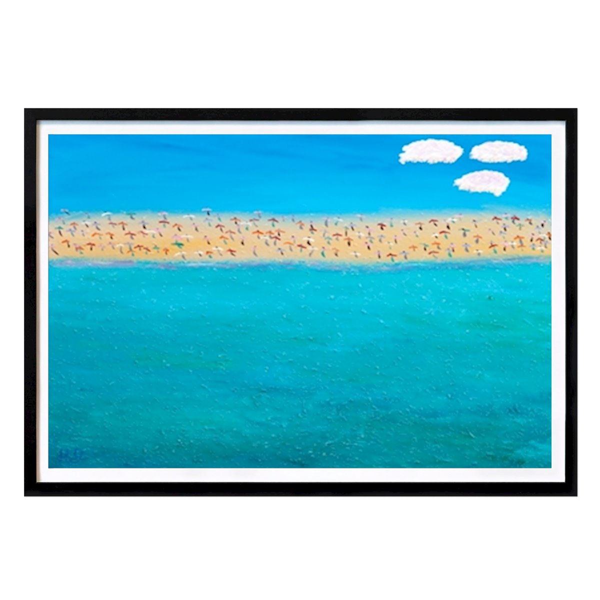 Abstract Poster: Beach Bliss by Helen Joynson