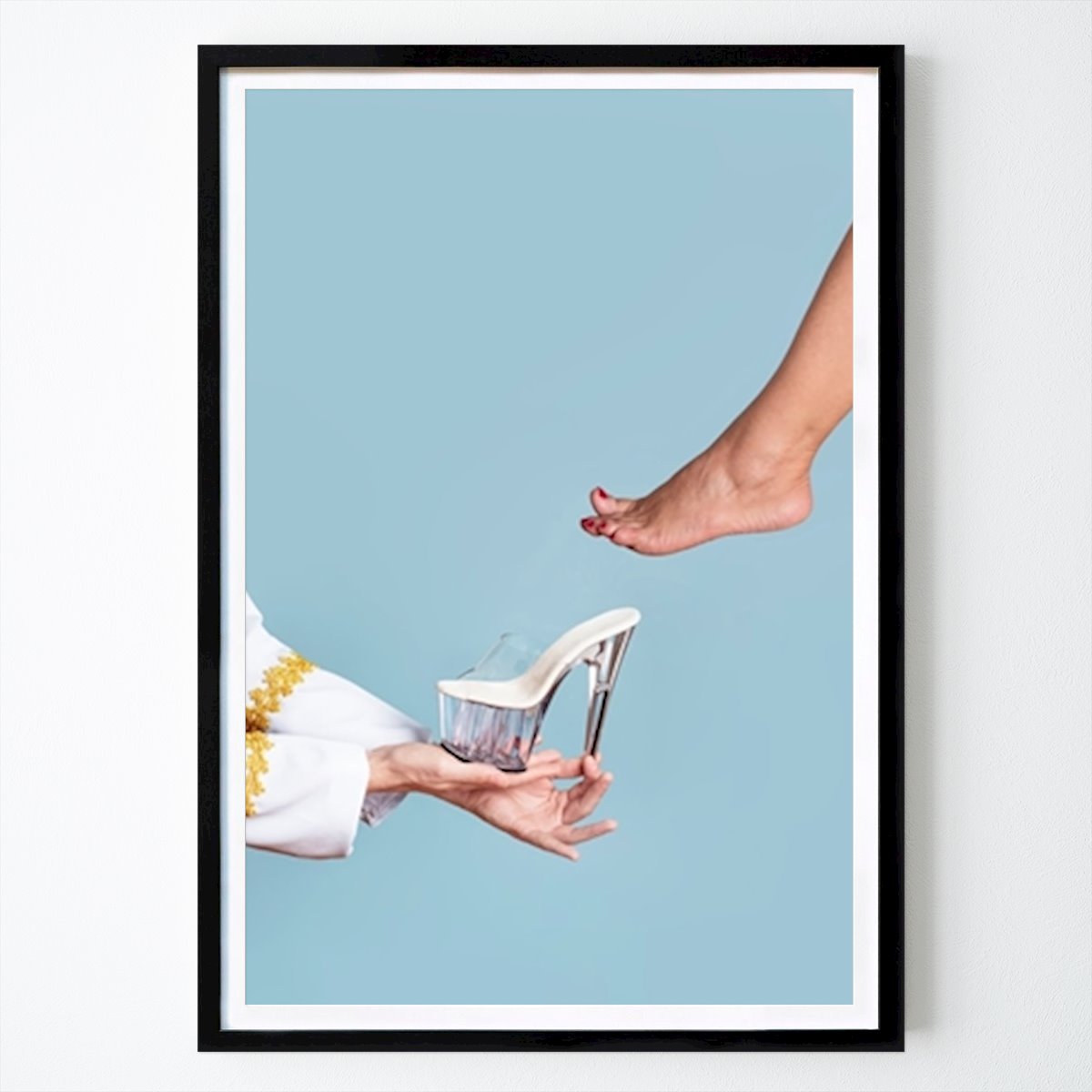 Abstract Poster: Modern Cinderella Moment by Julia Ramiro