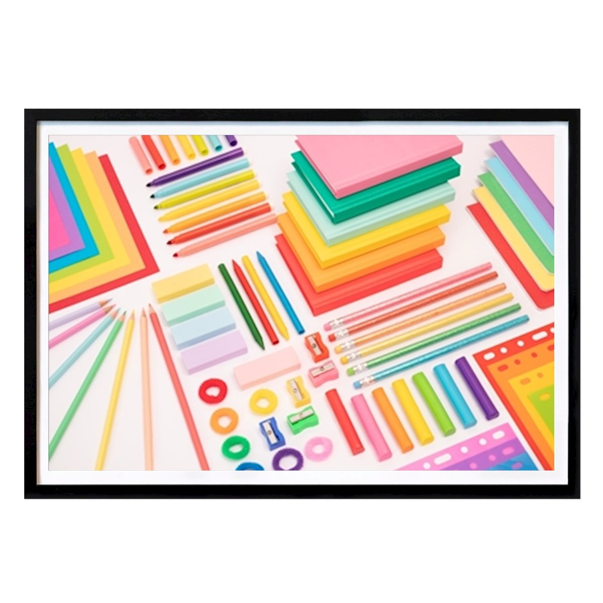 Abstrakt Poster: Rainbow Kontorsmaterial av Julia Ramiro