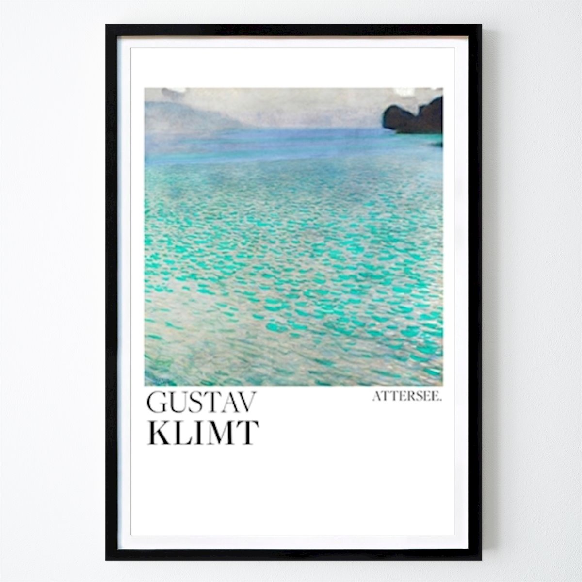 Küchen Poster: Attersee (1900) Plakat von Gustav Klimt