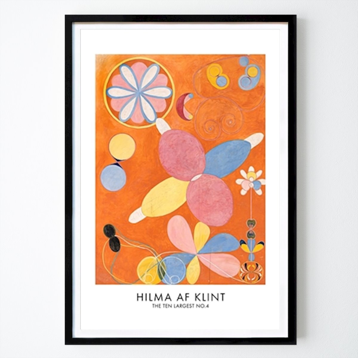 Abstraktes Poster: Die zehn größten Nr.4 Poster von Hilma Af Klint