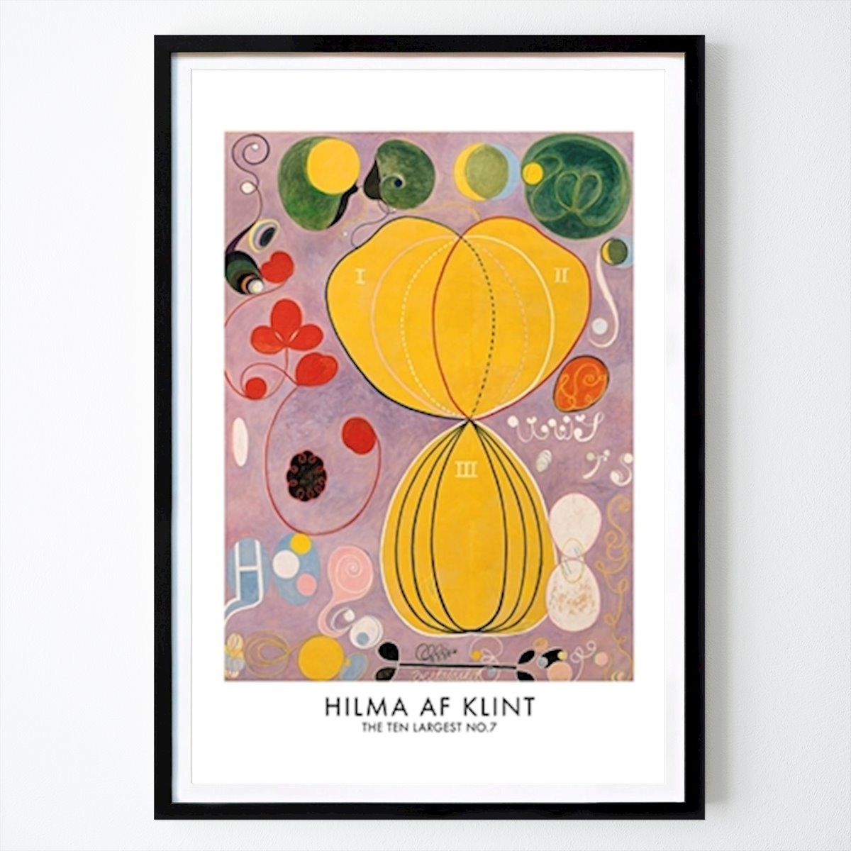 Abstracto Póster: Los diez pósters más grandes del número 7 de Hilma Af Klint