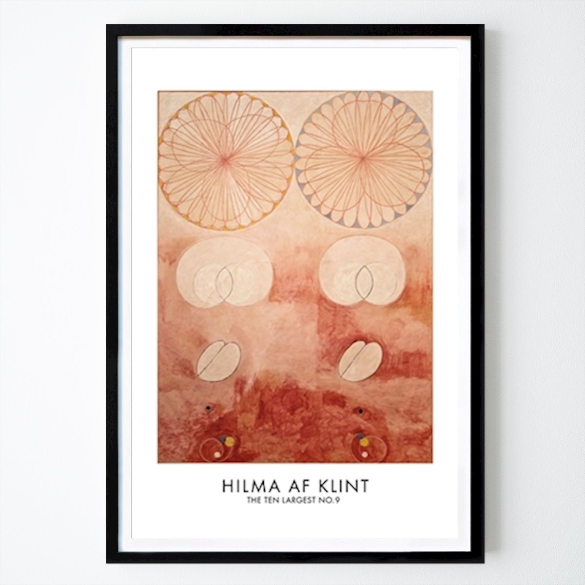 Abstract Poster: The Ten Largest No.9 Poster by Hilma Af Klint