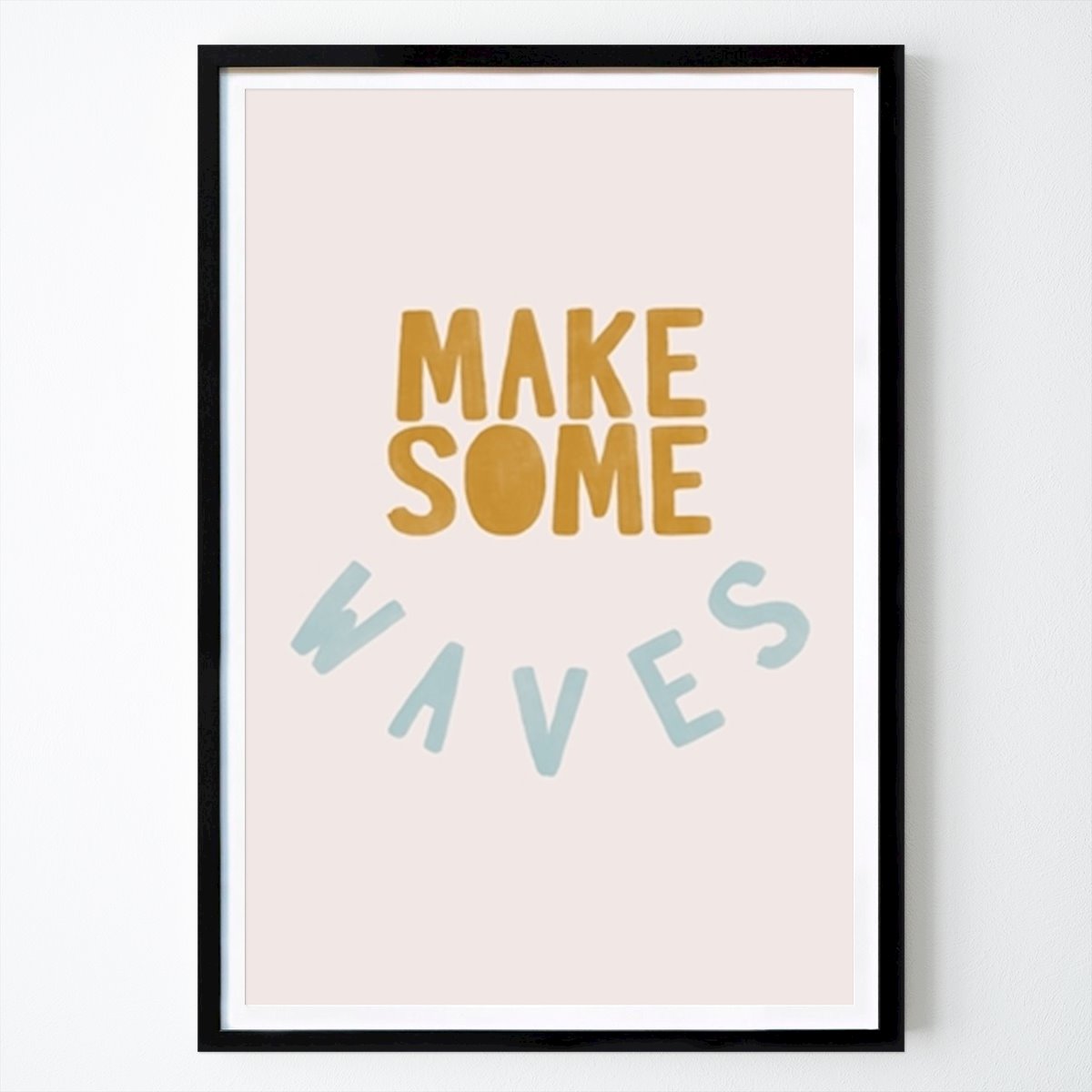 People & Portrait Poster: Make Some Waves by Menina Lisboa