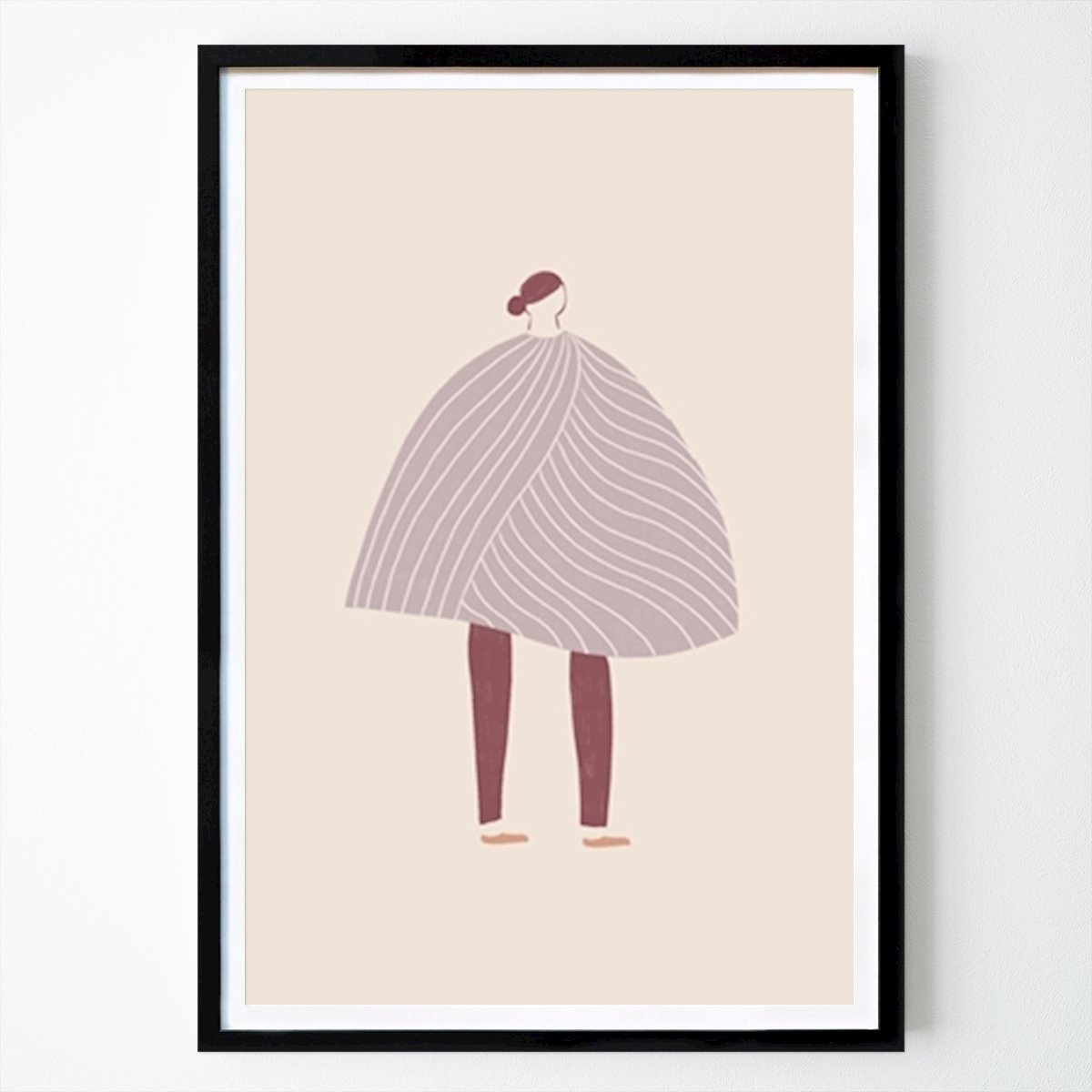 Abstract Poster: Flowing Silhouette by Menina Lisboa