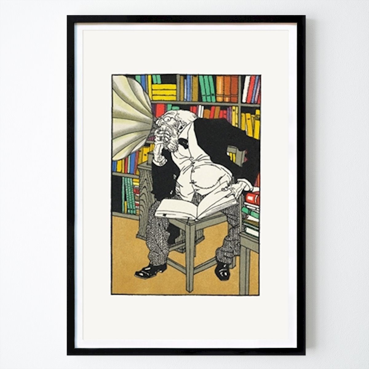 Retro & Vintage Poster: The Dialectician by Moriz Jung