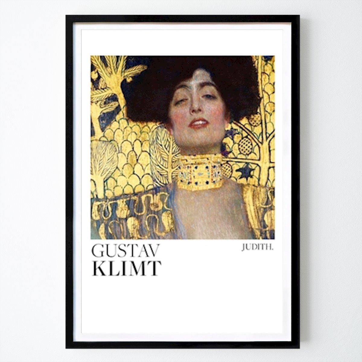 Abstrakt Plakat: Judith og Holofernes (1901) av Gustav Klimt