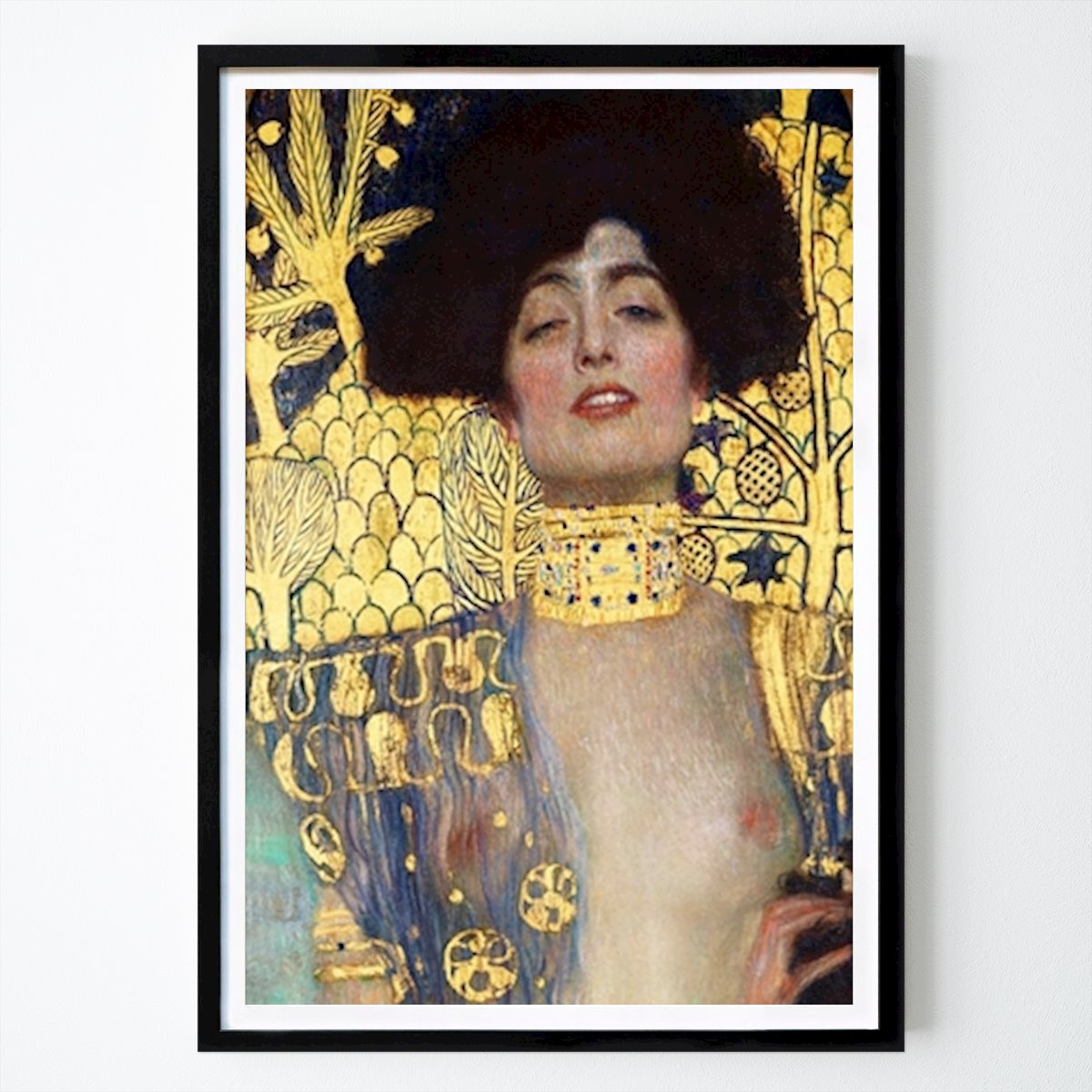 Judith und der Kopf (1901) Poster von Gustav Klimt – Abstraktes Wandbild – Printler