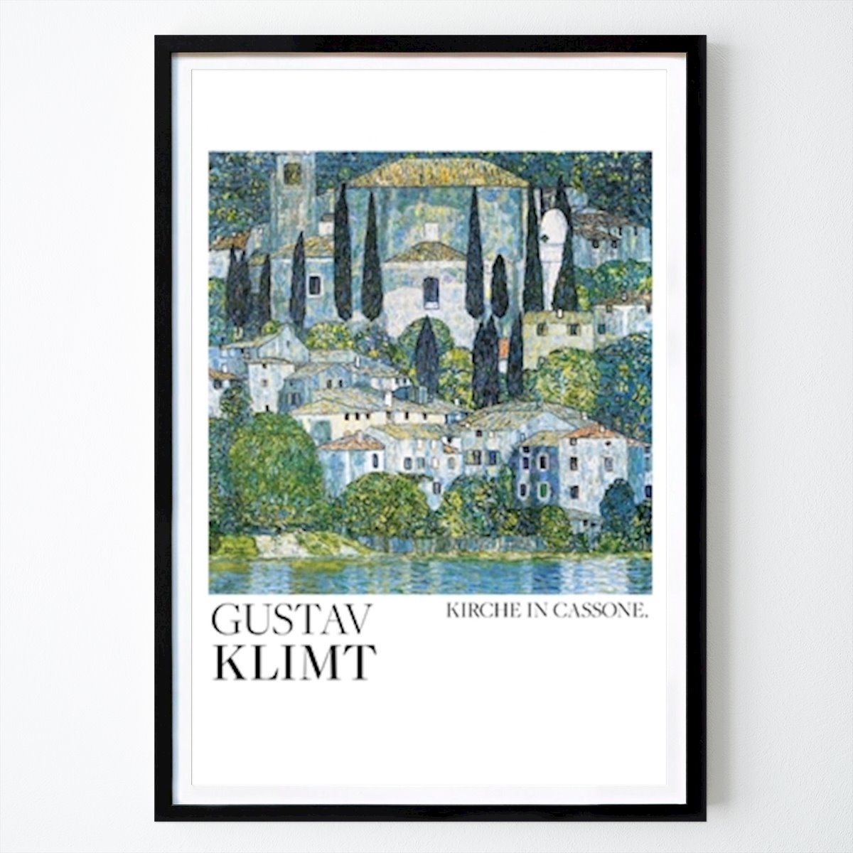 Italien Poster: Kirche In Cassone (1913)Plakat von Gustav Klimt