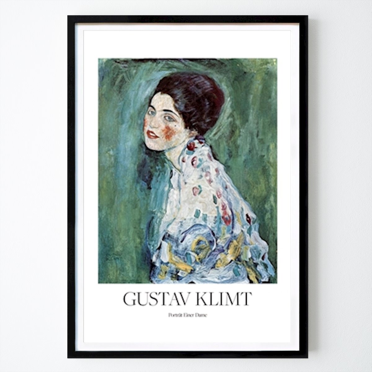 Italien Poster: PortrAct Einer Dame(1916 1917) von Gustav Klimt