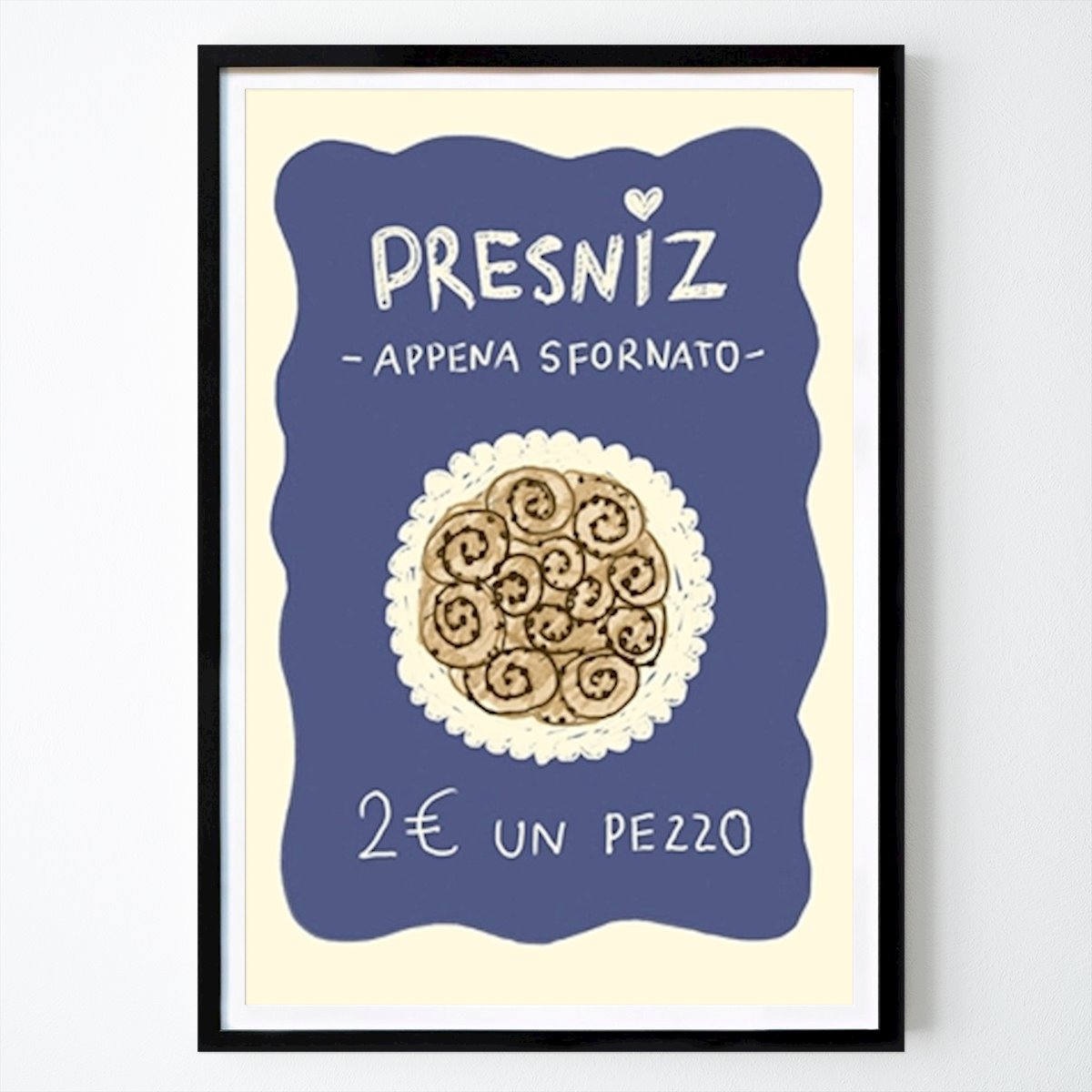 Italy Poster: Freshly Baked Delight by Studio Dolci