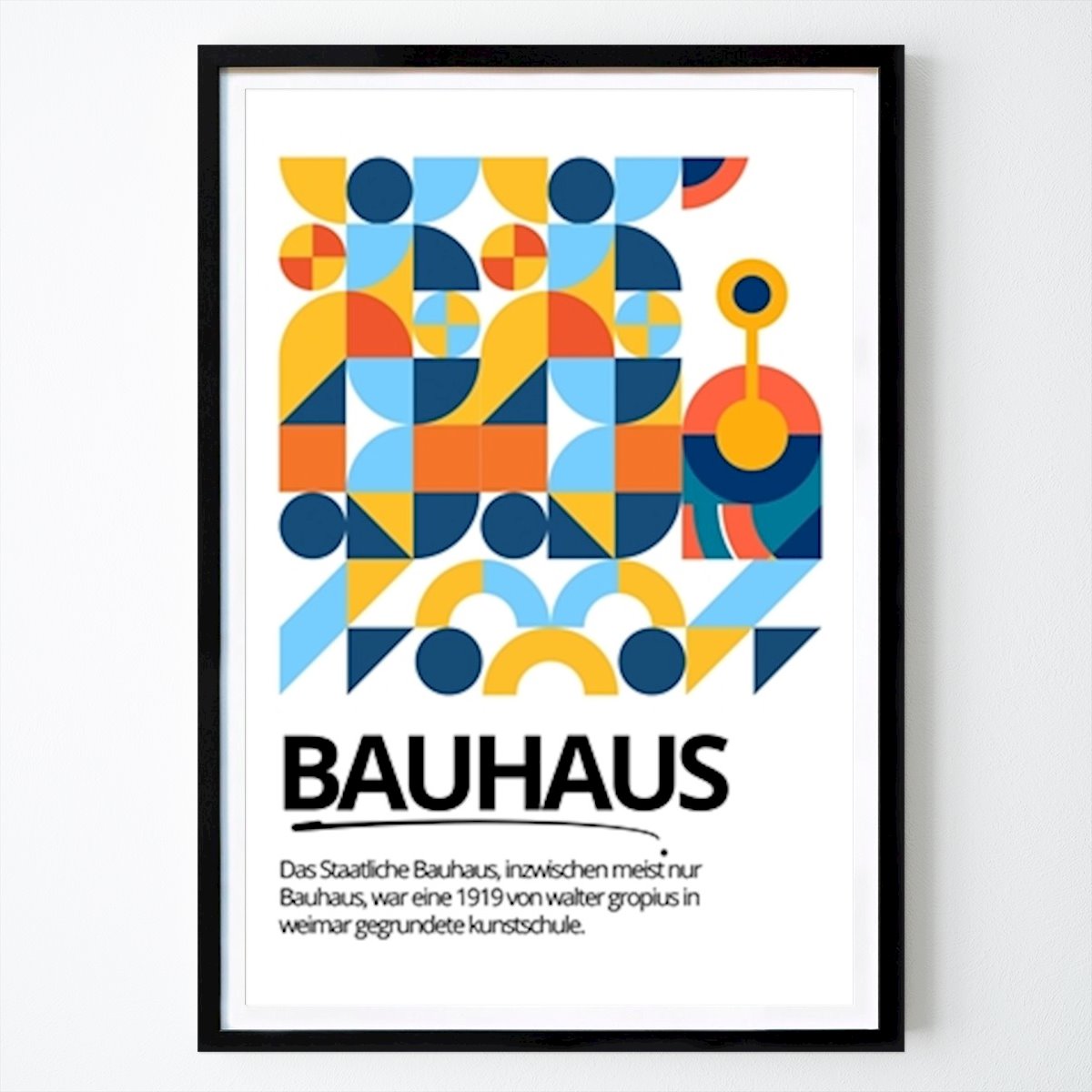 Bauhaus Plagát: Bauhaus Vintage Retro od Buah hati