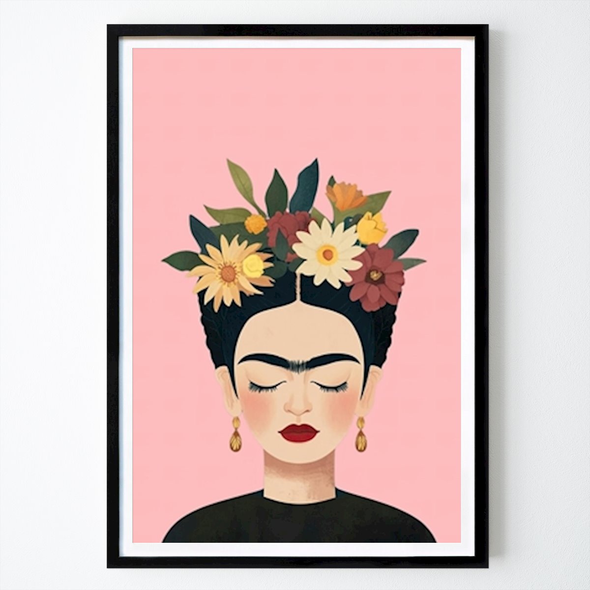 Virágok & Növények Poszter: Frida Kahlo Niklas Maximilian által
