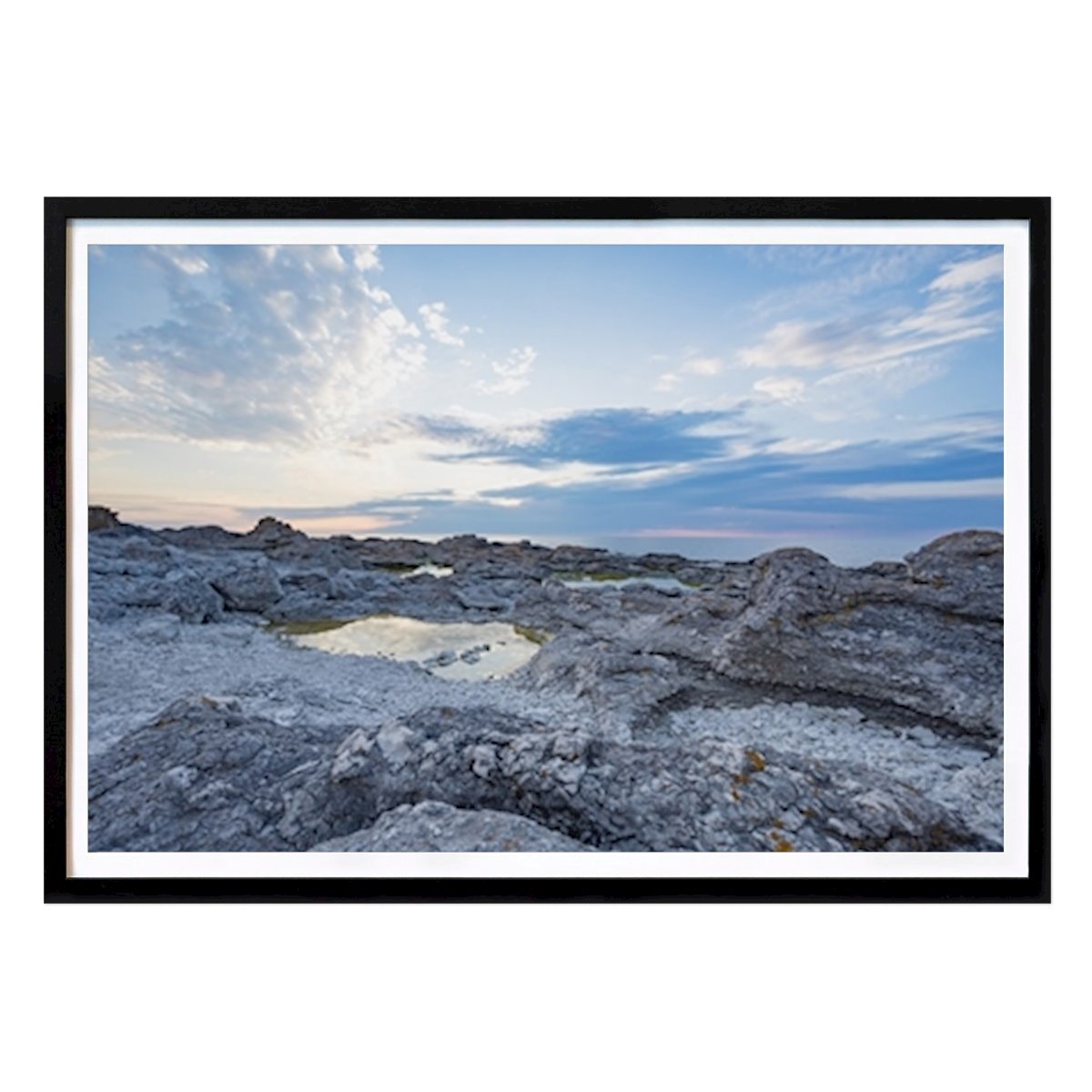 Gotland Natur Poster: Solnedgång på Fårö Gotland av Anna Forsström Andersson