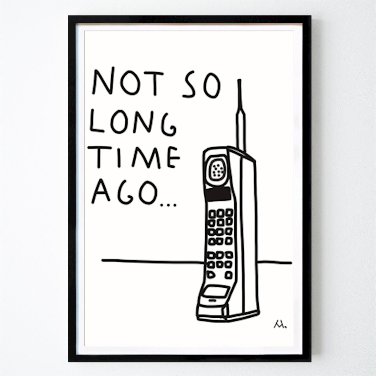 Póster: No hace mucho tiempo de Magnus Hedin