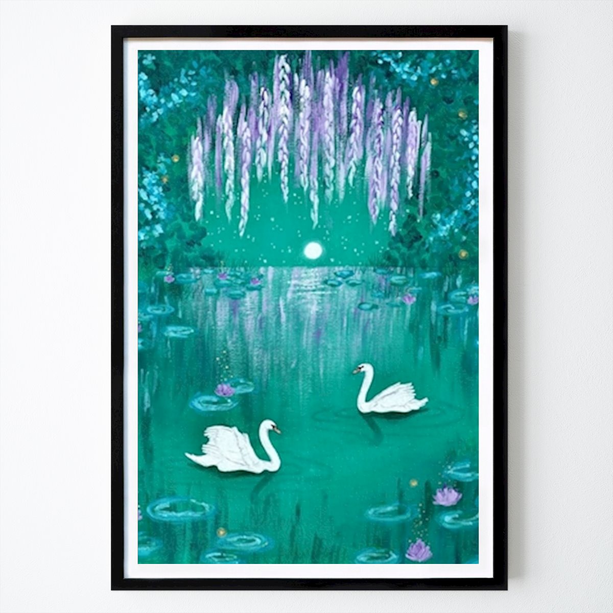Fleurs & Plantes Affiche: Glycine par Ida Bengtsson