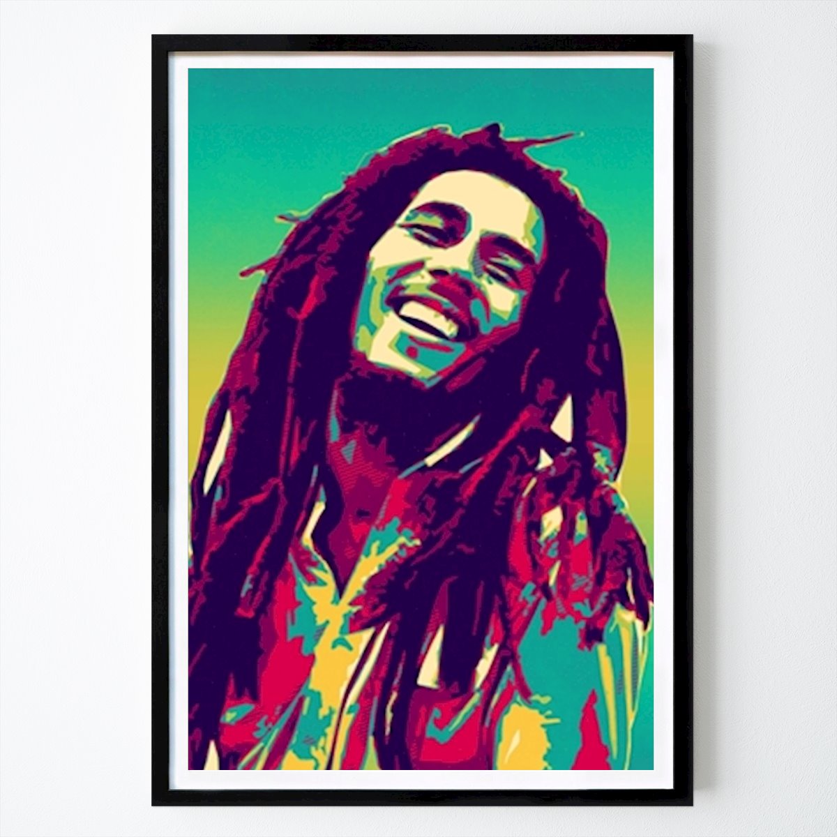 Retro & Vintage Poster: Bob Marley Retro Art by SimosART