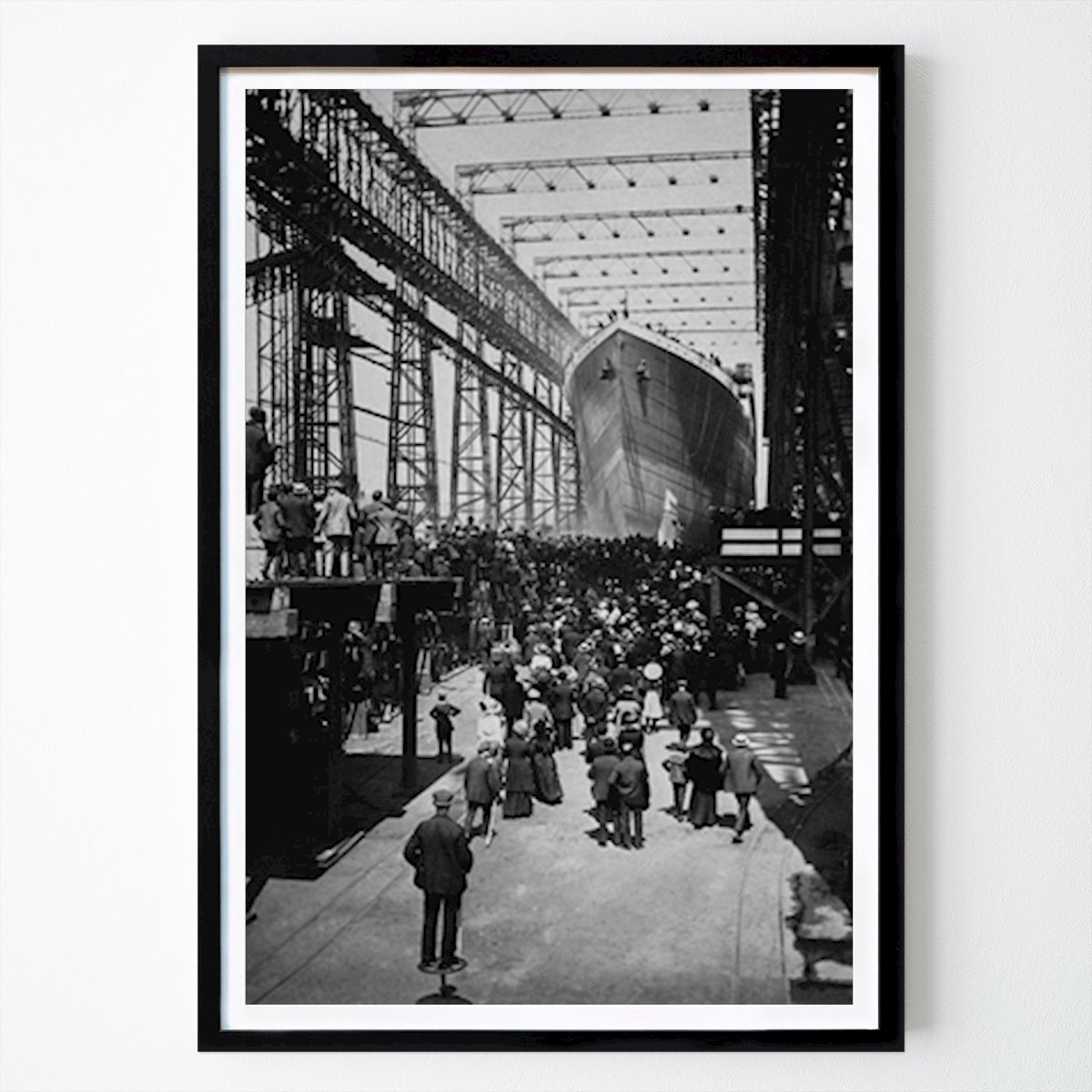 Natur Poster: RMS Titanic Stapellauf von Patrick Batemen