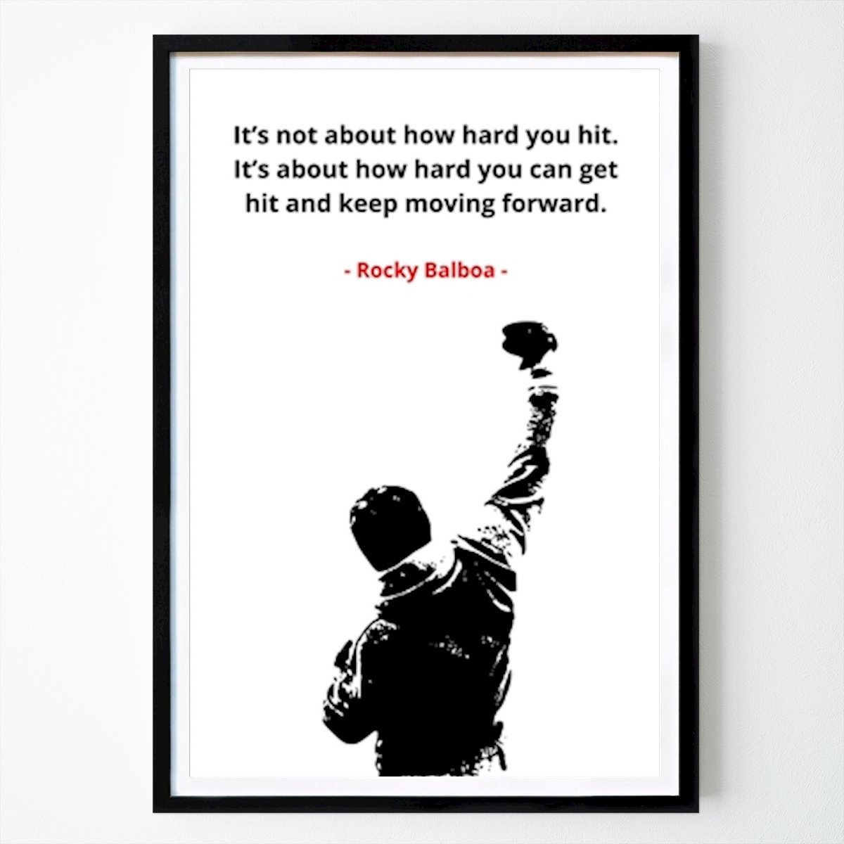 Idézetek Poszter: Rocky Balboa idézetek Artzy Sport által