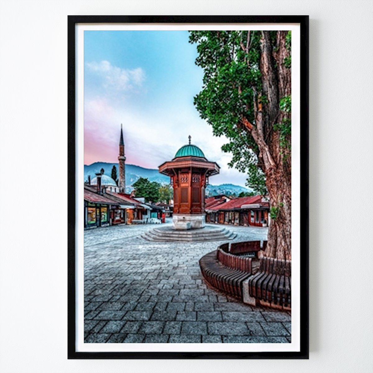 Platser & Städer Poster: Sarajevo Bosnien Sebilj av Rafael Block