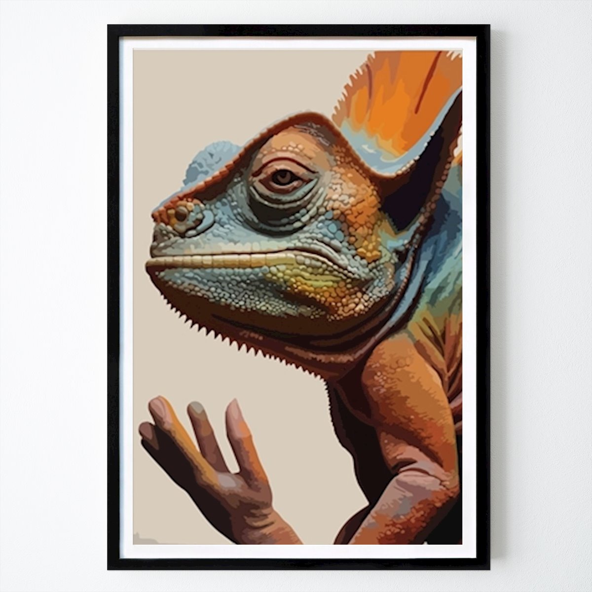 Animal Póster: Chameleon de Zizi gilbert