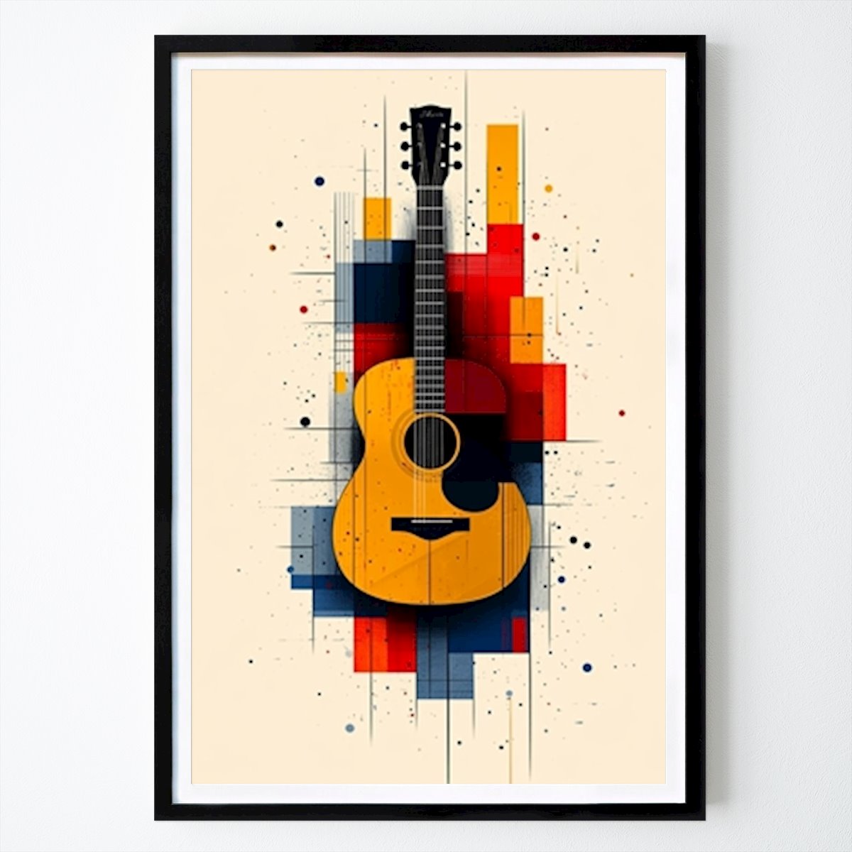 Musikk Plakat: Akustisk gitar av Pev