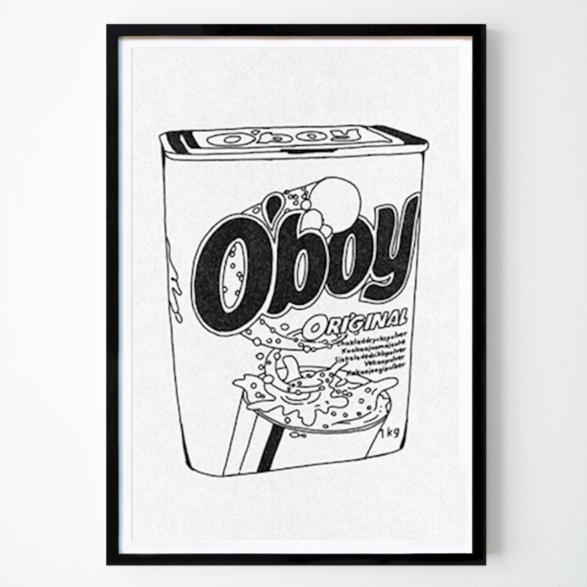 Kuvitus Juliste: Oboy tekijänä Niklas hallberg