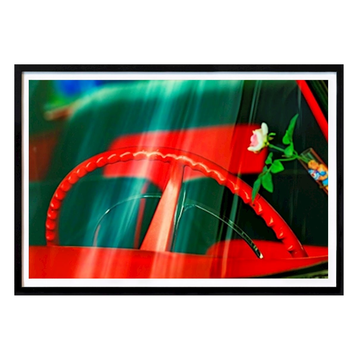 Retro & Vintage Plagát: Červený volant od Cherry Art