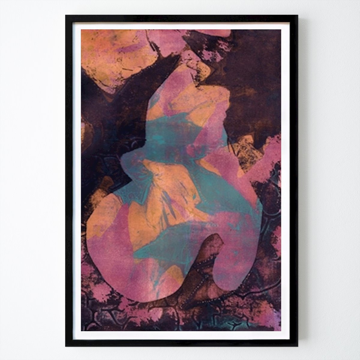 Abstrakt Poster: I mörkret finns det också ljus av Nina von Åkerman