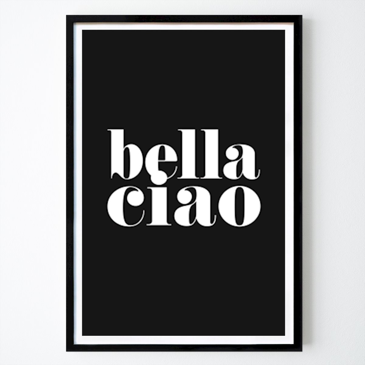 Pop Art Poster: Bella ciao by Kathrin krieter