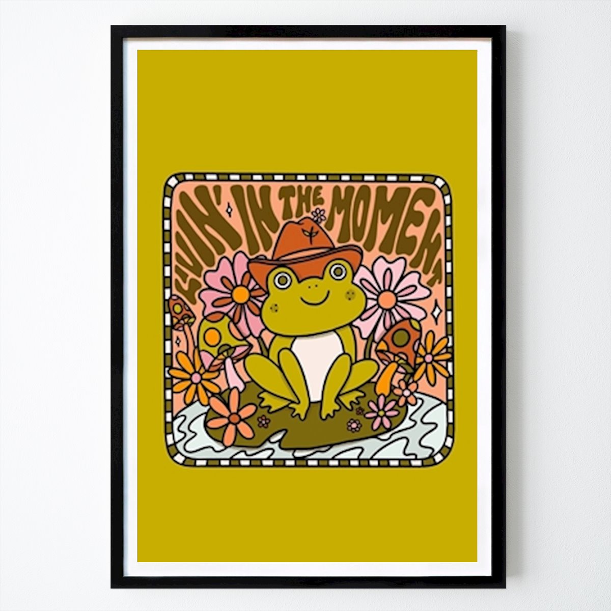 Citations Affiche: Vivre dans l’instant présent par Meghan Wallace
