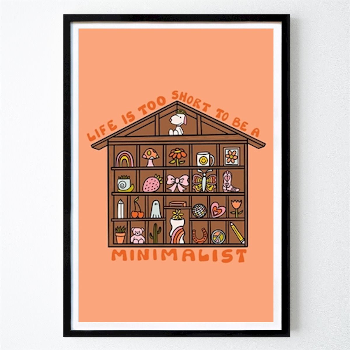 Citat & Text Poster: Prydnadssak Hylla av Meghan Wallace