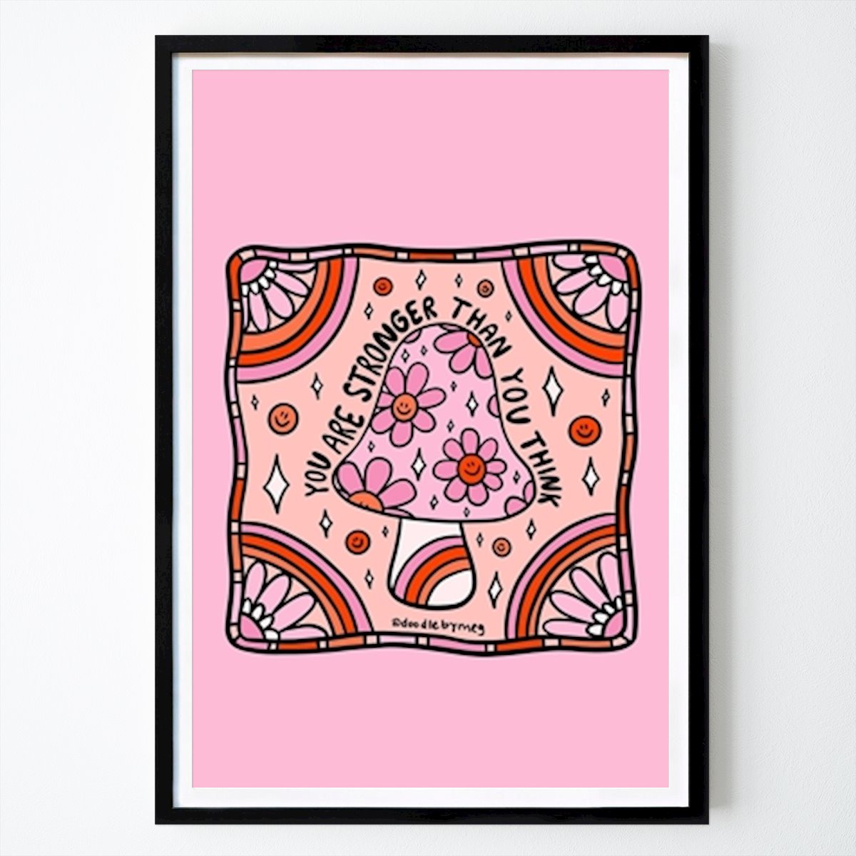 Citation & Text Poster: You Are Stronger Than You Thin by Meghan Wallace