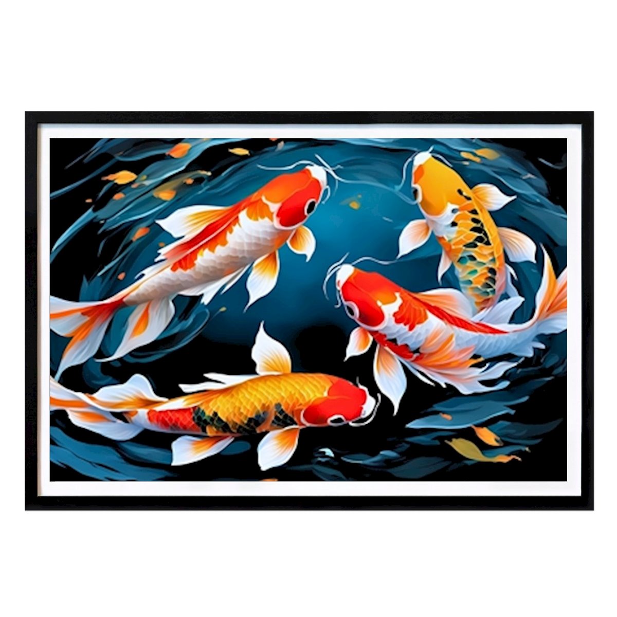 Animal Póster: Koi Fish Painting de BRZ999