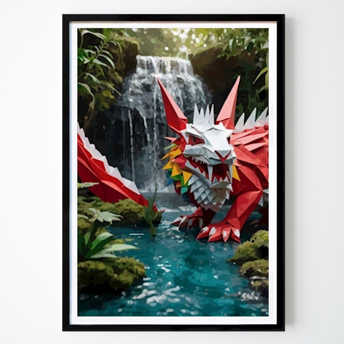 Dieren Poster: The Crimson Guardian of the Fa van Wall painting