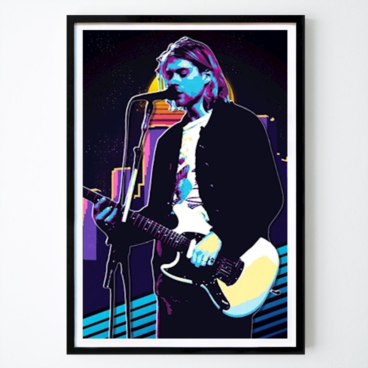 Retro & Vintage Poster: Kurt Cobain van Arin