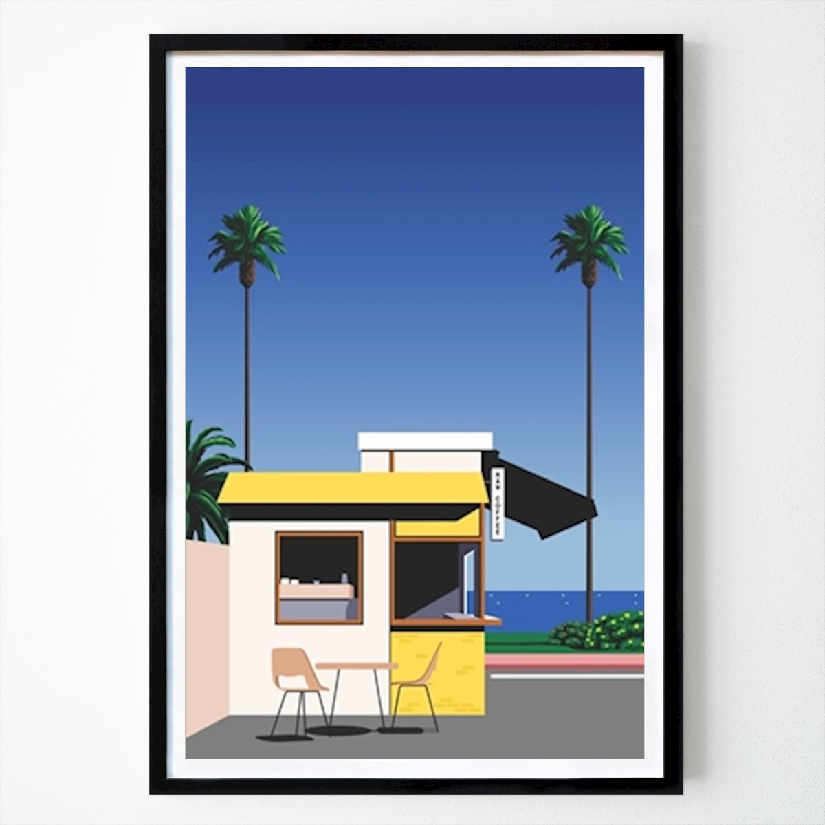 Küchen Poster: Strandcafé von M Alif