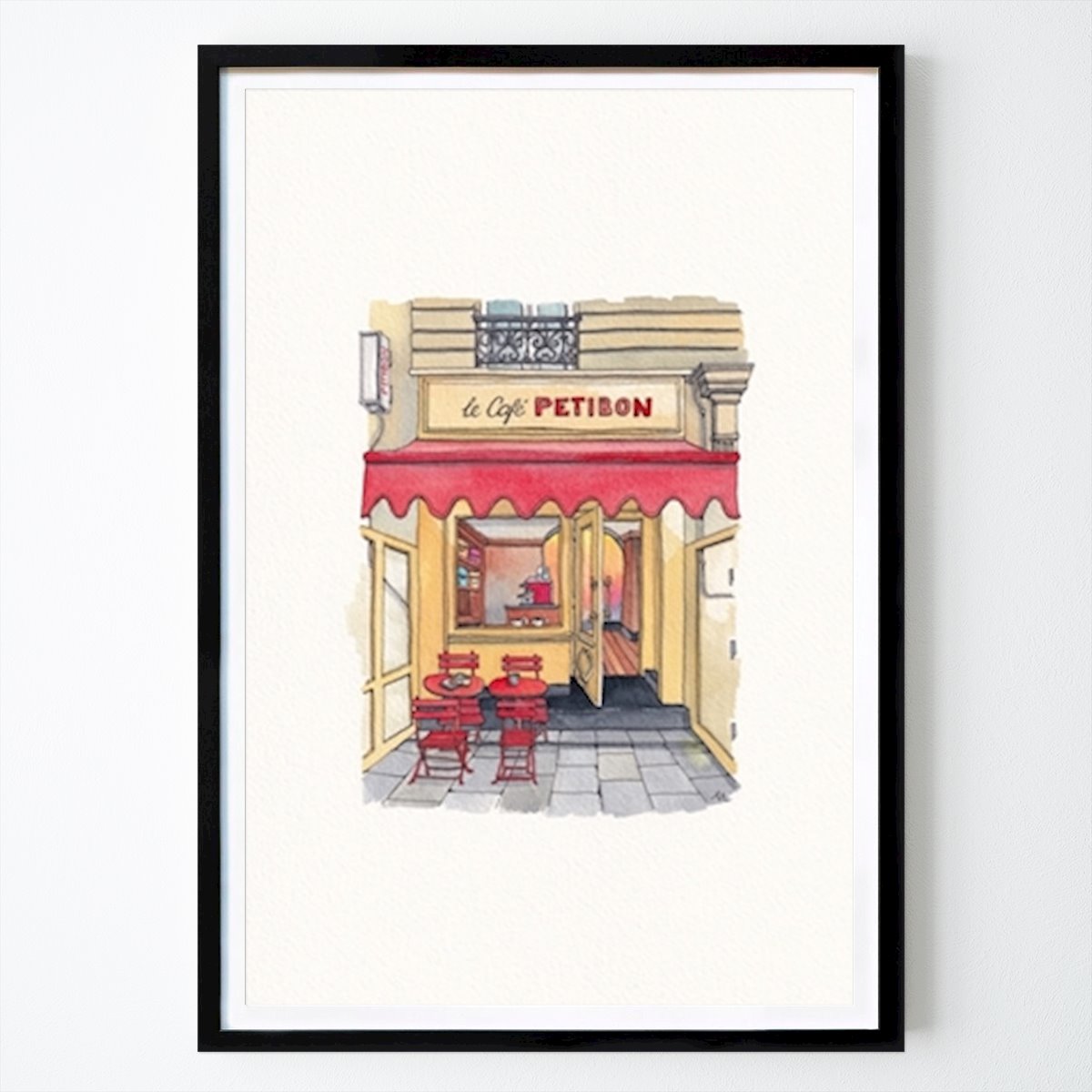Miasta & Kraje Plakat: Mała kawiarnia w Paryżu autorstwa Urban Anna