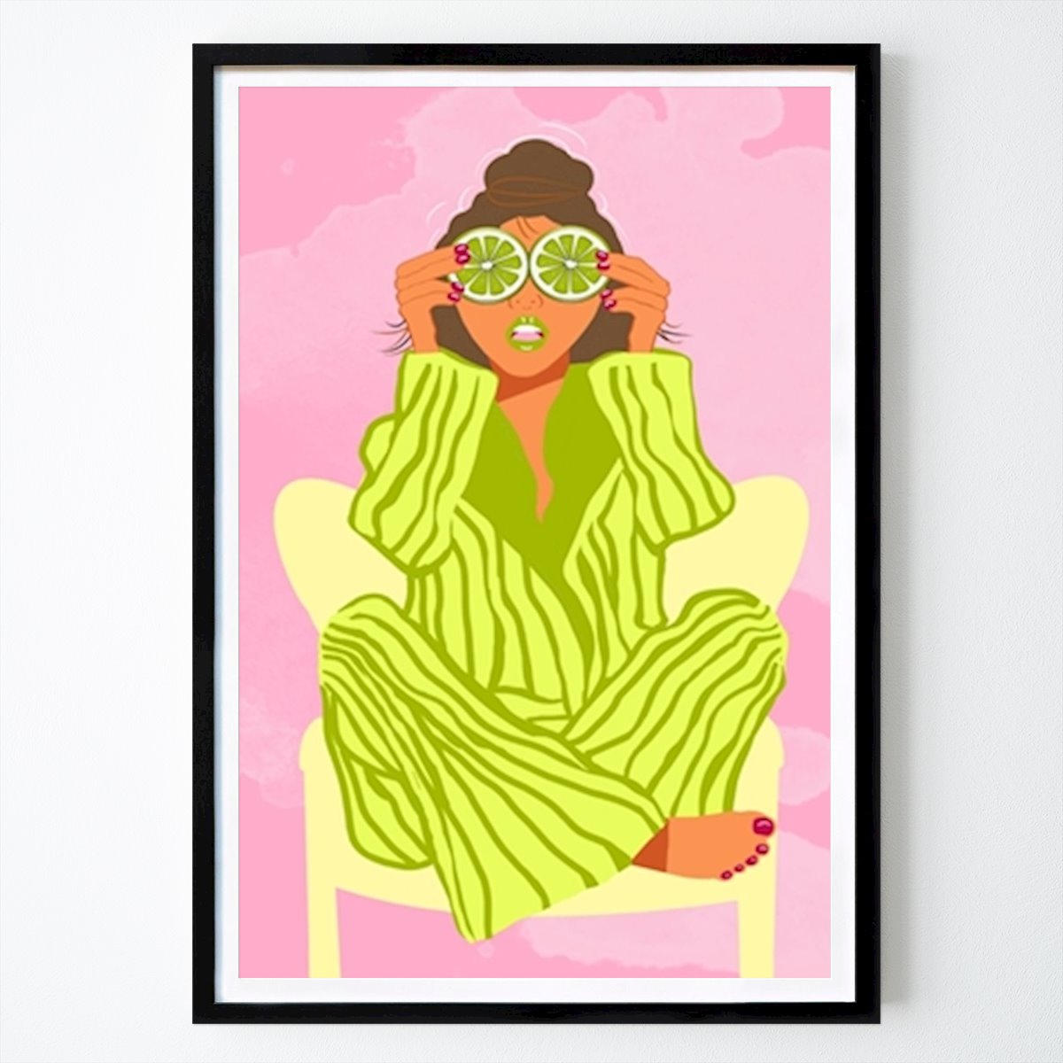 Kitchen Poster: See the World through a Lime by Sannel Larson