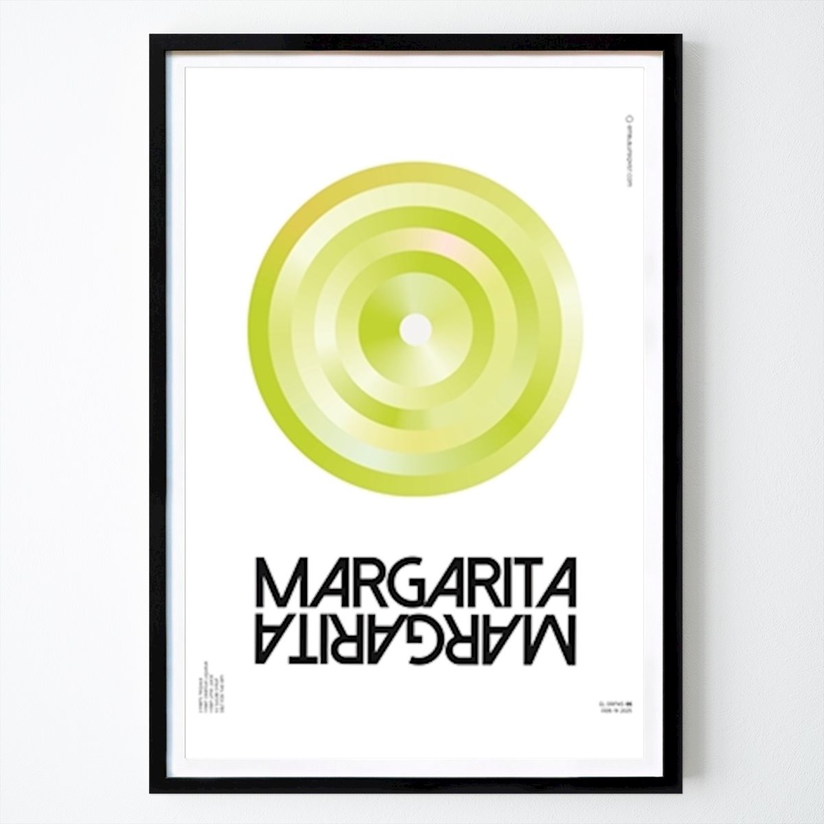 Bauhaus Poster: Margarita - EL Drink av Embla Lundqvist